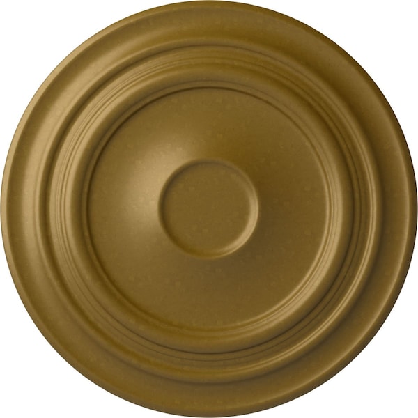 Ekena Millwork Giana Ceiling Medallion (Fits Canopies up to 7 7/8"), Hand-Painted Gold, 32 5/8"OD x 1 1/2"P CM32GIGLS - main